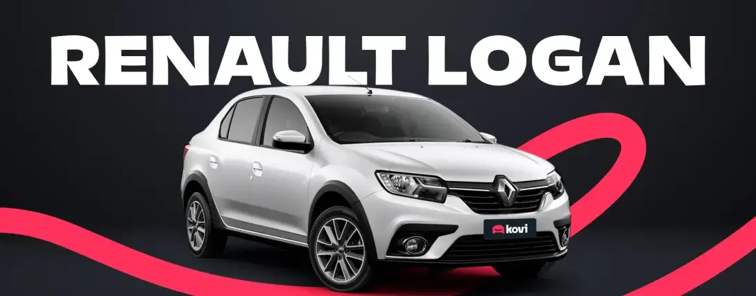 Carro renault logan em destaque